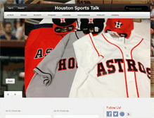 Tablet Screenshot of houstonsportstalk.net